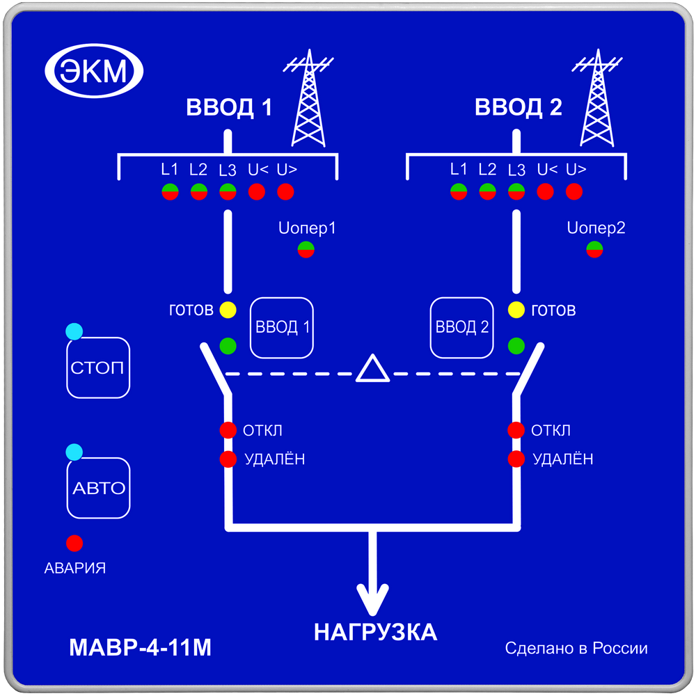 Автоматический ввод резерва МАВР-4-11М УХЛ4